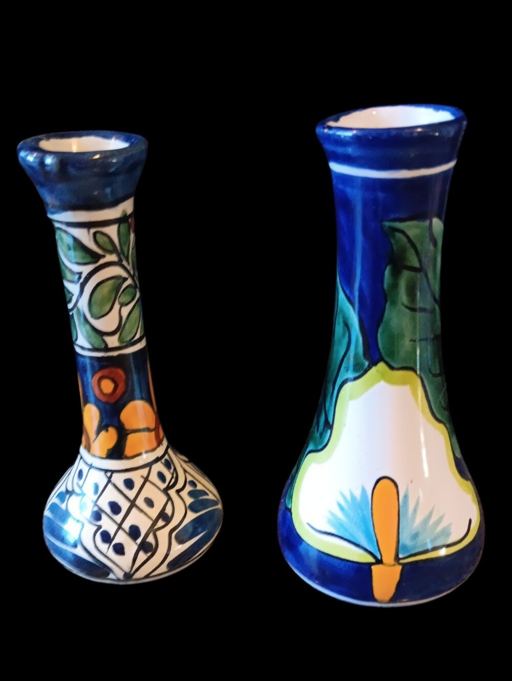 Set Of 2 Mexican Pottery Vases